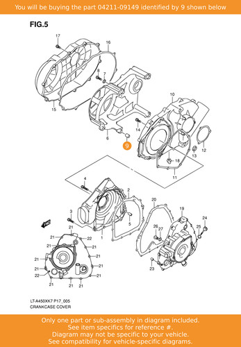Suzuki pin 04211 09149 oem - 04211-09149,