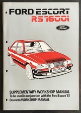 FORD ESCORT RS1600i Car