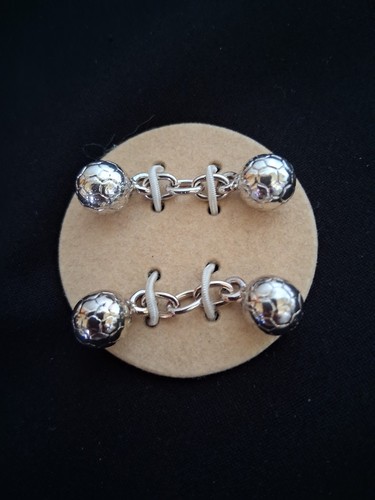 Football chainlink cufflinks - football,