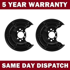 2x Rear Brake Disc Back Plates For Vauxhall Astra G Mk4 1998 to 2004 Brand New
