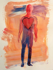 Big Hearted Man 11x14 Modern