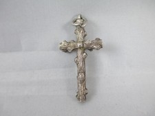 WONDERFUL TOP QUALITY SOLID STERLING SILVER CROSS. BIRMINGHAM 1975.  47mm X 23mm