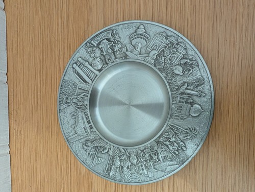 Pewter display plate - display,