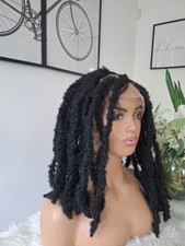 Shoulder Lenght Dreadlock Braided Wig... In Black 