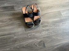 Ladies Black Wedge Shoes Size 6 Without The Box