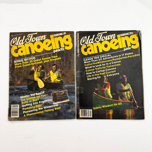 Old town canoeing guide - old, 1982