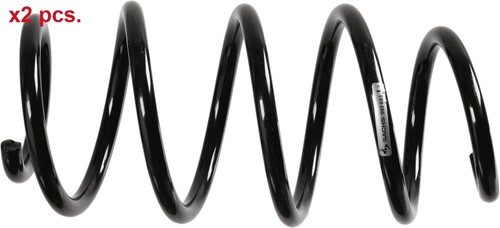 Pcs front coil springs set - x2,