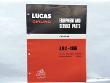 Lucas girling parts manual amc - girling,