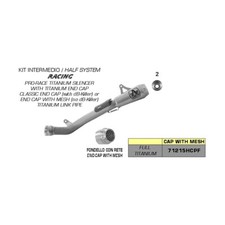 ARROW Slip-on Pro-Race Muffler and Fitting for Kawasaki 1000 ZX10RR NINJA 2021-2