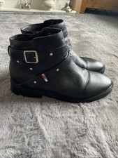 Simply Be Ladies Size 7 Ex Wide Fit Black Ankle Boots