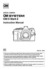 OLYMPUS OM-5 MKII MODEL IM037 PRINTED INSTRUCTION MANUAL USER GUIDE 523 PAGES