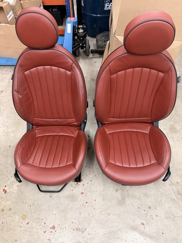 R56 heated red - red, leather