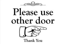 Please use other door White on Black RIGHT or LEFT 9721 Custom made Waterproof