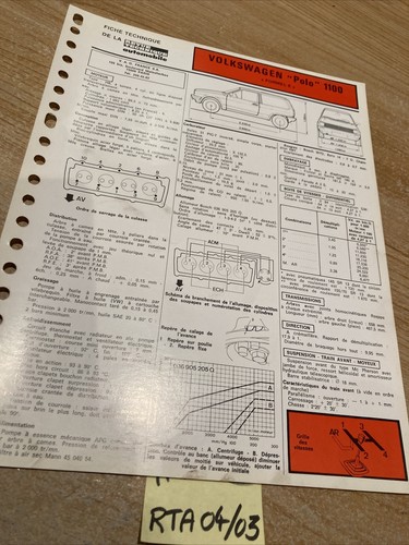 Automobile technical sheet - automobile,
