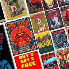 Rock Concert Music Posters