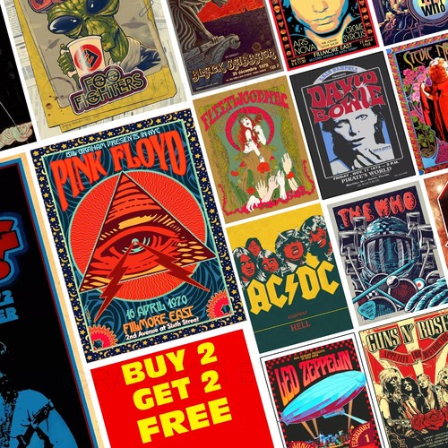 Rock concert music posters - rock,