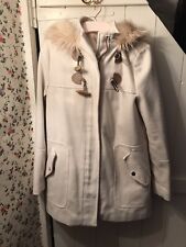 Ladies Size 10 Red Herring Cream Duffel Coat