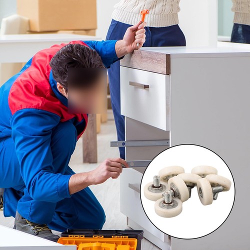 Pack plastic drawer pulley - 8,