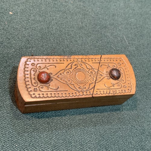 Antique wooden vesta puzzle