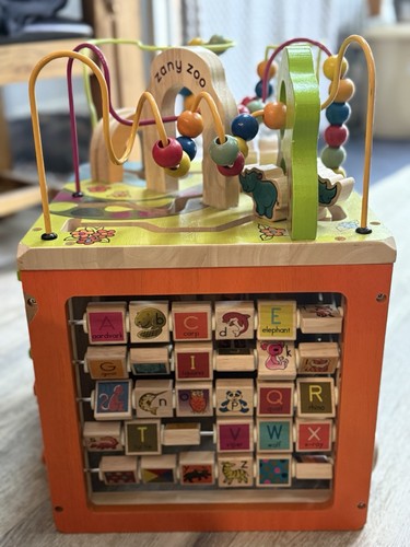 Colourful wooden activity - , cube