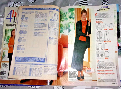 Vintage prima magazine with - prima,