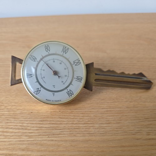 Vintage brass thermometer key - brass,