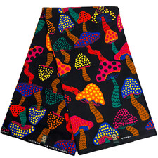 African Fabric Wax Mushrooms