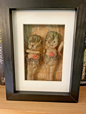 Vintage Rare Japanese early Celluloid Kewpie Doll Jointed Arms hauntingly spooky