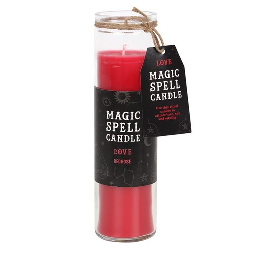 Red rose love - rose, candle