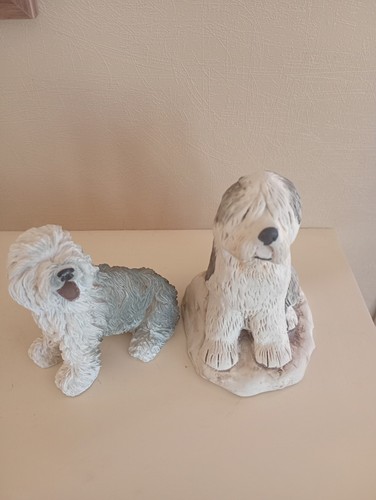 Pair vtg old - old, sheep