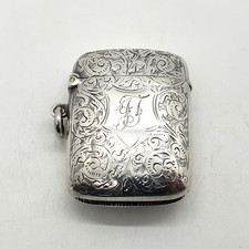 Sterling Silver Vesta Case