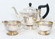 3 Piece Tea Service Silver