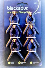 6pcs Home Micro Grip Spring Clamps 2'' A-shaped Hard Plastic Tools  DIY Clips