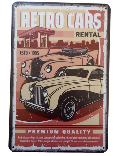 Retro cars rental 8 - retro, 12"
