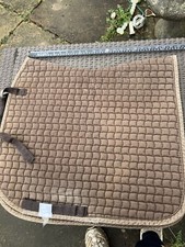 Full  Size Numnah / Saddle Cloth  Quilted Type Dressage SQUARE/ Saddle pad   GP