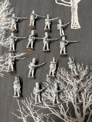 Metal model soldiers - metal,