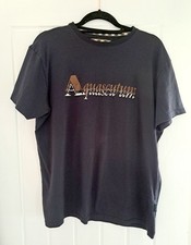 Mens Navy Aquascutum T Shirt