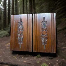 🟢 Architectural Salvage Carved Panels Reclaimed Vintage Up Cycle Repurpose