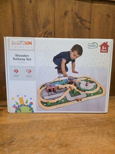 Wooden railway set brand new - railway,
