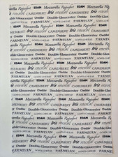 ulster Weavers All Kinds of Cheeses Tea Towel