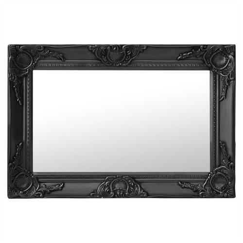 Wall mirror black 60x40 - wall,