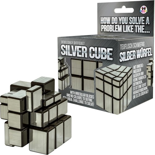 Puzzle cube sliver mirror - cube,