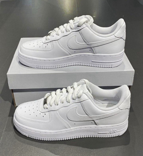Nike air force white leather - air,
