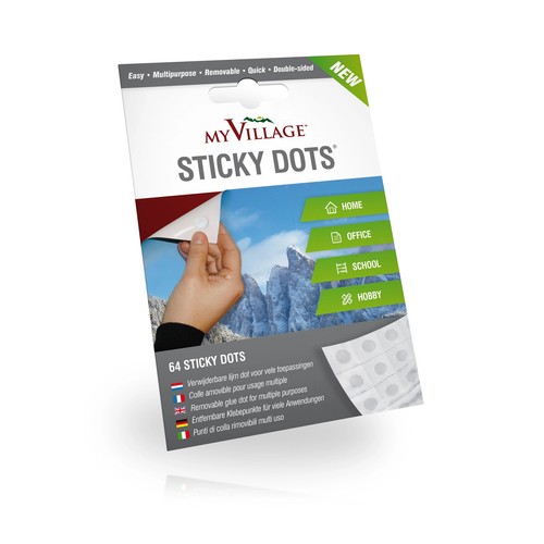 Village sticky dots glue - my,