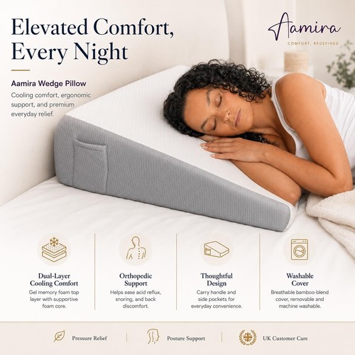 Aamira bed wedge - bed, memory