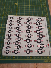 1:200 1:72 1:144 Aircraft Plane ROUNDLES decals US Air Force  Waterslide Models