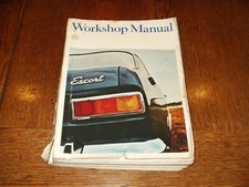 Genuine Ford Escort Mk1 Workshop Manual Factory 1968 Genuine Ford Saloon Estate