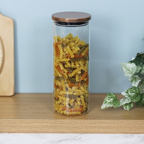 Freska glass food canister - freska, jar