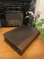 Vintage Wood Folk Art Secret Hidden Stash Book Box One Of A Kind 