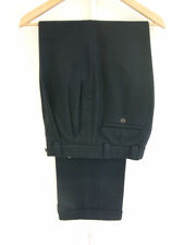 1940's STYLE TROUSERS..30"..FLANNEL..WOOL..PLEATS..PERMANENT TURN UP'S..JAZZ